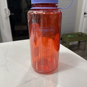 Nalgene Sustain 32 oz. Wide Mouth Water Bottle-NEW Marmalade